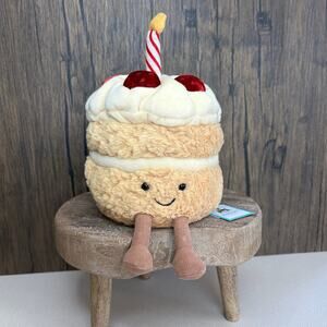Jellycat Birthday Cake FAST SHIP Plush NEW Gift for Her Holiday Birthday